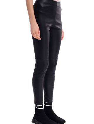 Чёрные леггинсы WEEKEND MAX MARA: фото 5 - Invogue